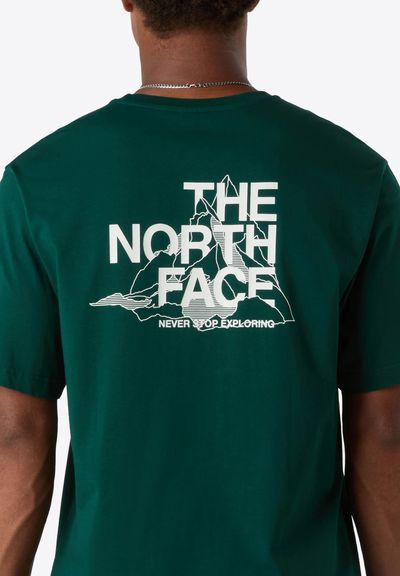 The North Face Mountain Sketch T-Shirt Green